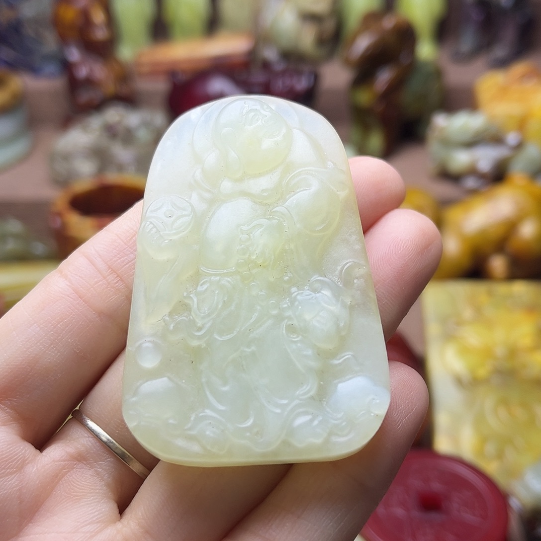 吊坠白玉菩提05。。