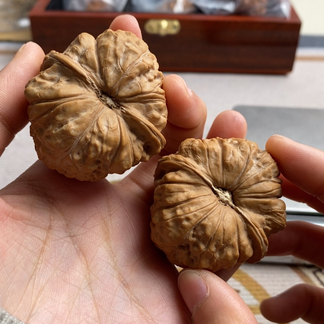 文玩核桃把件偶*?南瓜