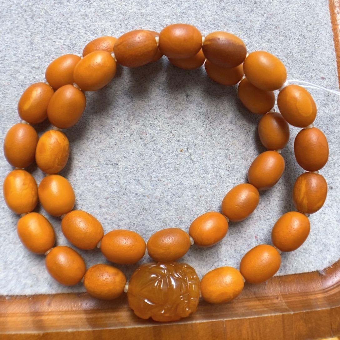 蜜蜡手串未镶嵌蜜蜡