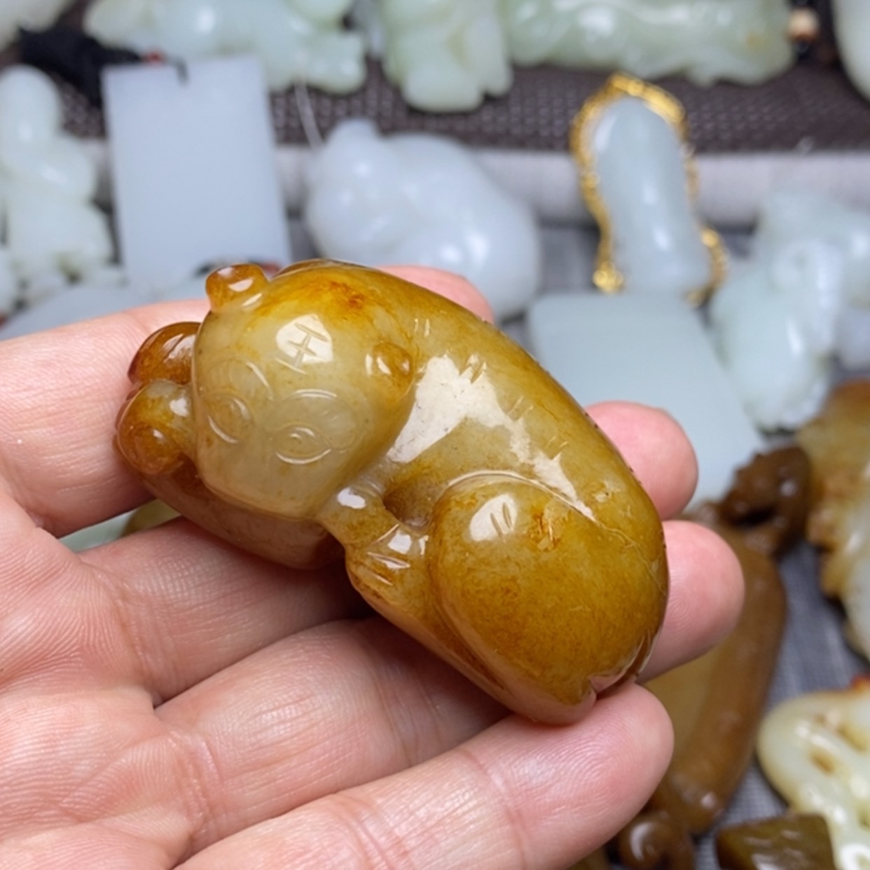 【闪购商品】和田玉（糖玉）颈饰未镶嵌