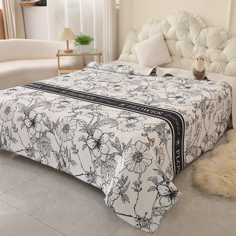 四季通用新款夹棉床单床垫床盖榻榻米薄款防滑亲肤柔软三层可机洗