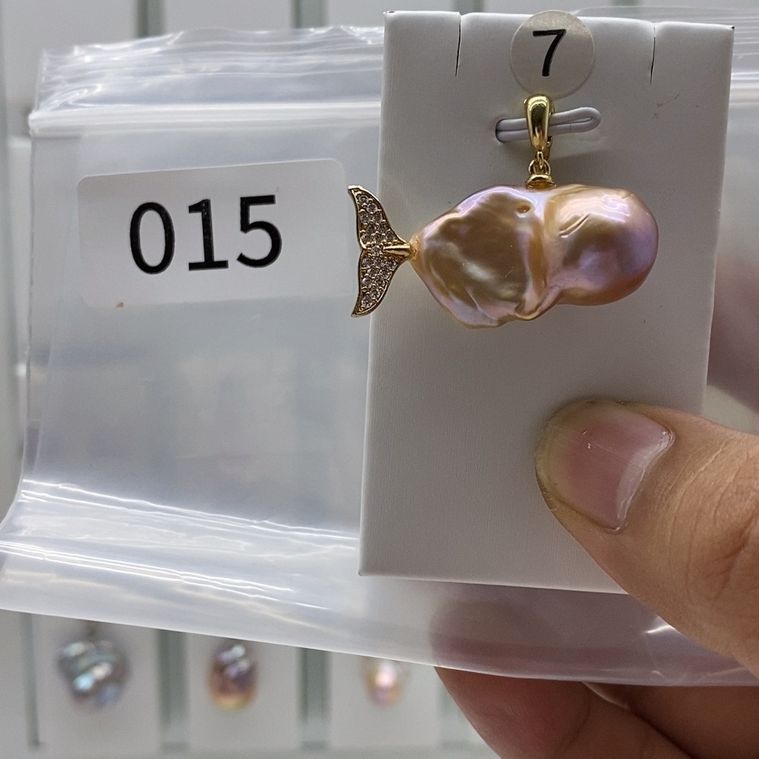 颈饰合金淡水珍珠