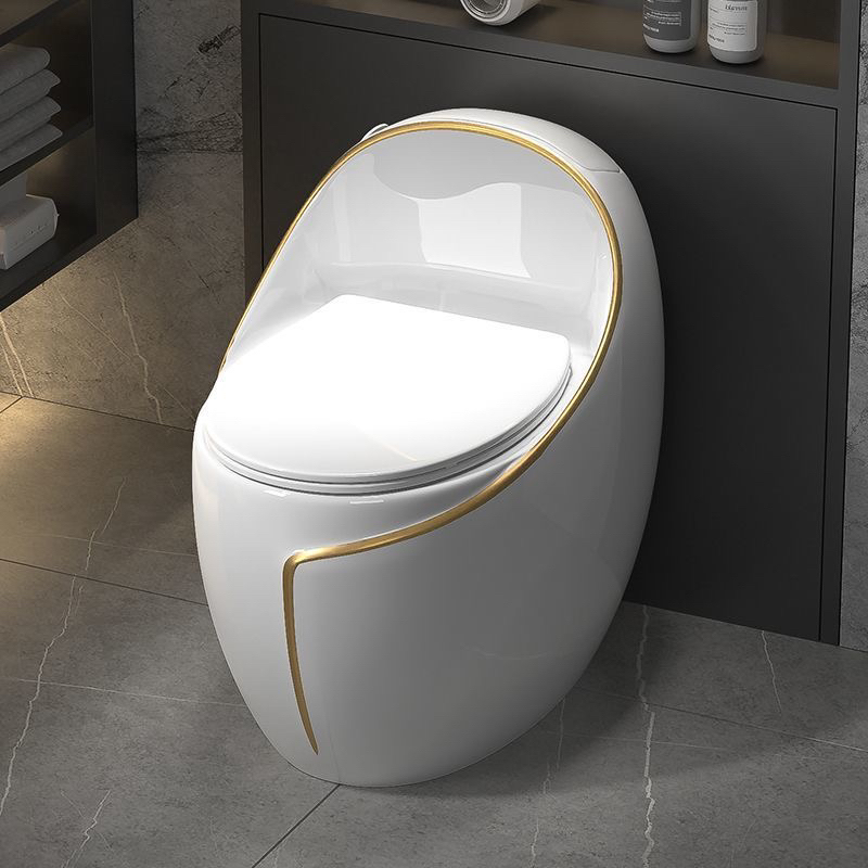 创新鸡蛋型个性创意家用卫生间虹吸式潮州马桶坐便器广东潮州马桶