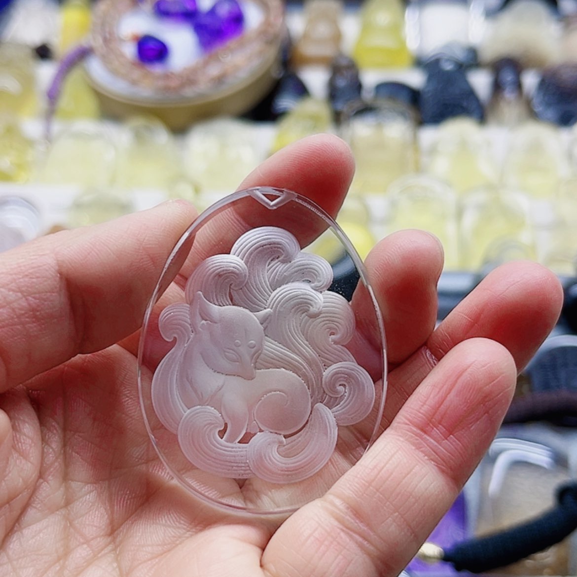【闪购商品】水晶九尾狐未镶嵌S****r