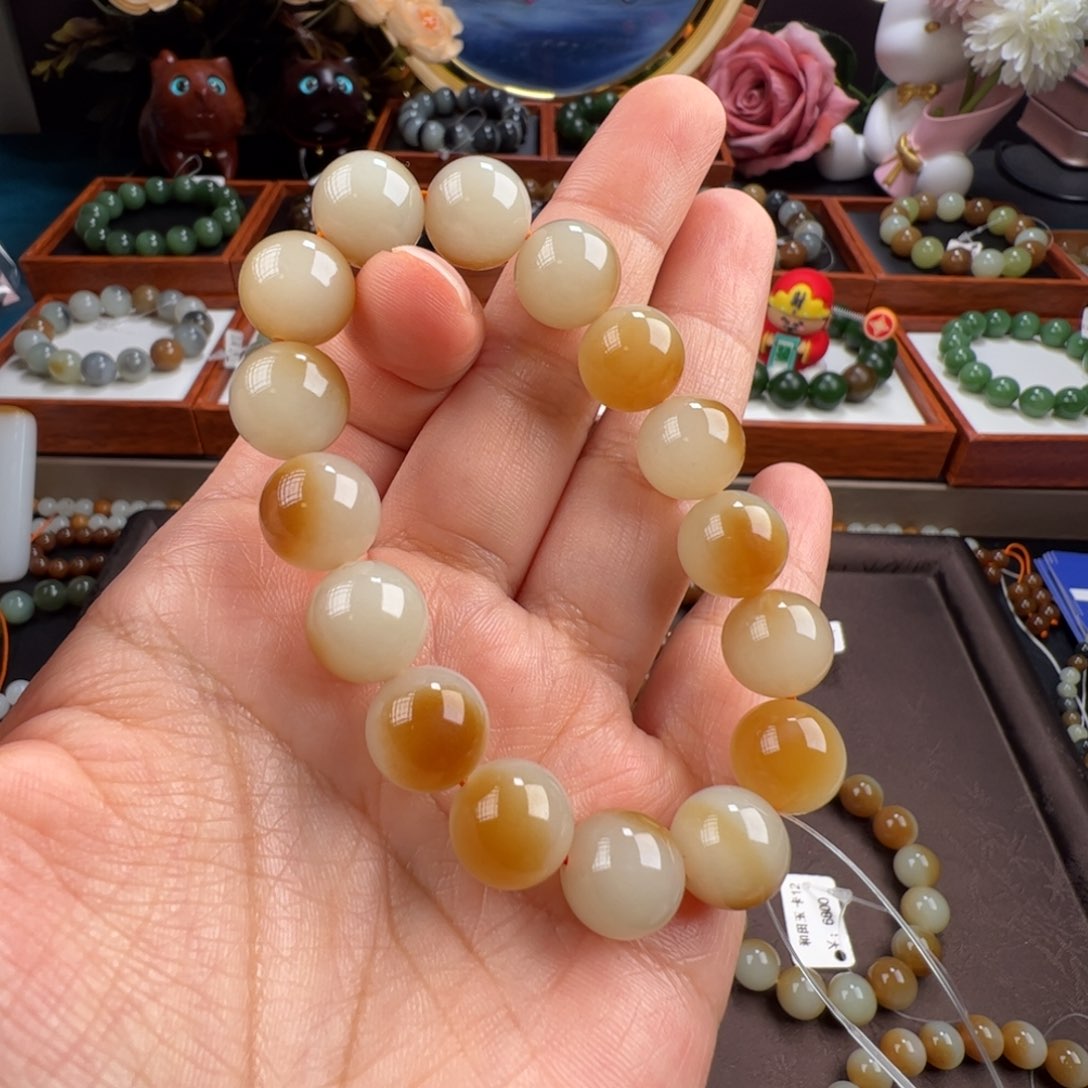 和田玉手链未镶嵌