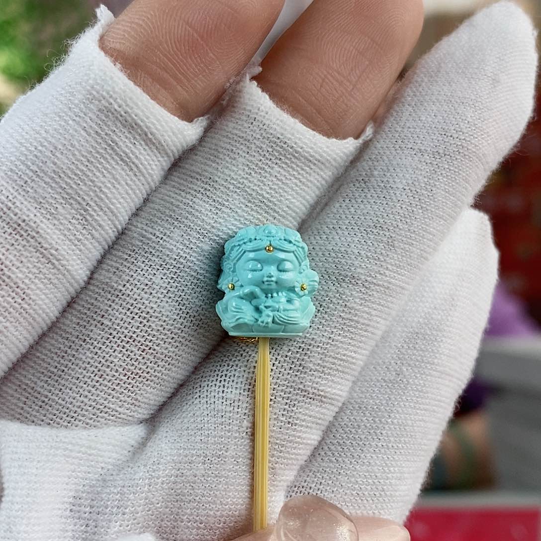 绿松石珠宝奇石未镶嵌