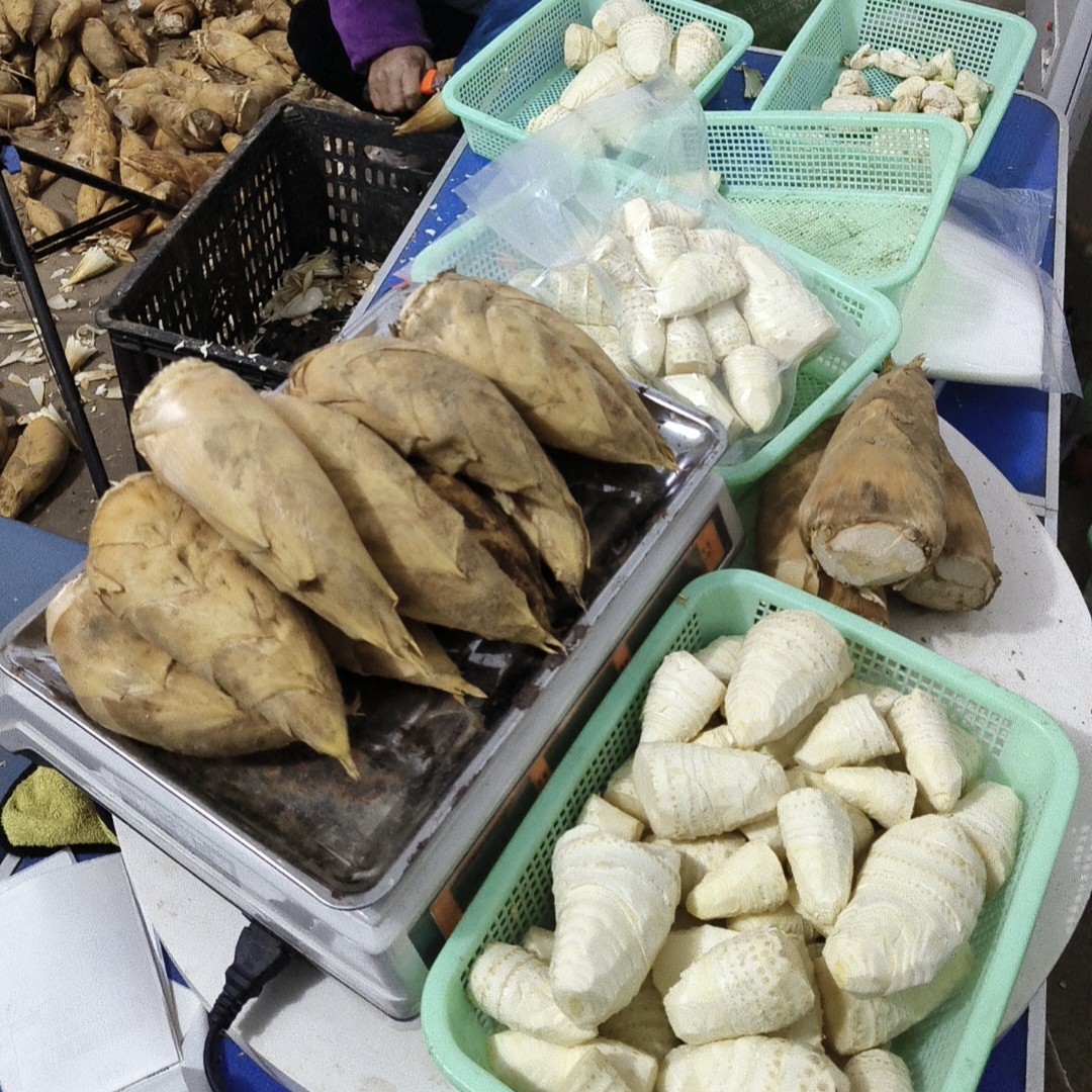 新鲜现剥冬笋嫩笋肉楠竹笋去壳脆嫩郴州冬笋批发零售