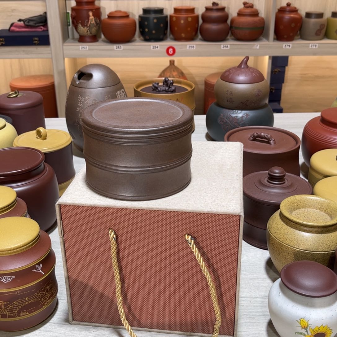 紫砂茶叶罐紫砂的制作