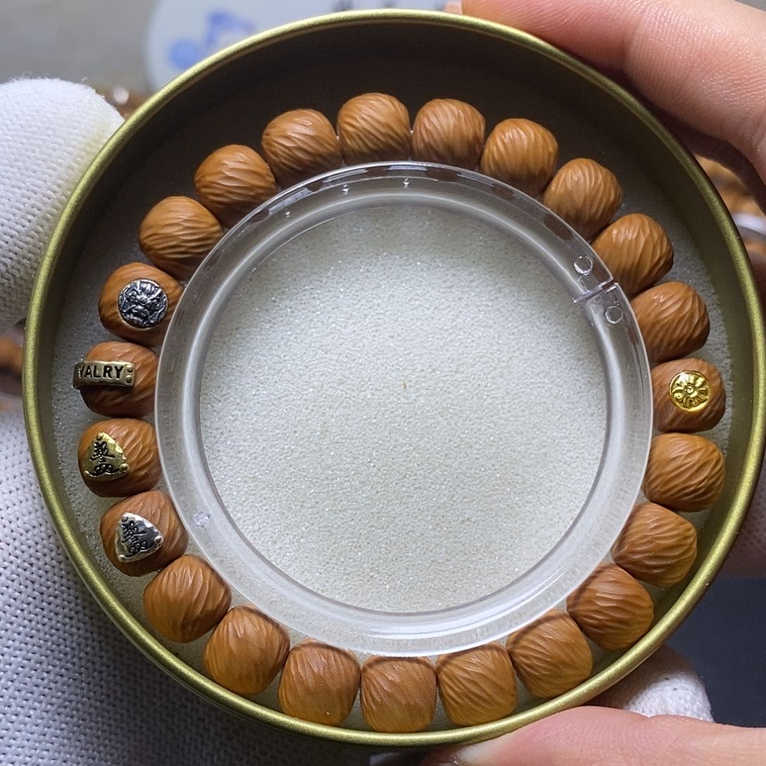 猴头核桃手串五标傲天云锦尺寸10左右全品139号