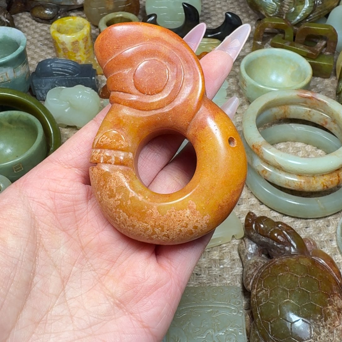 白玉菩提吊坠挂件