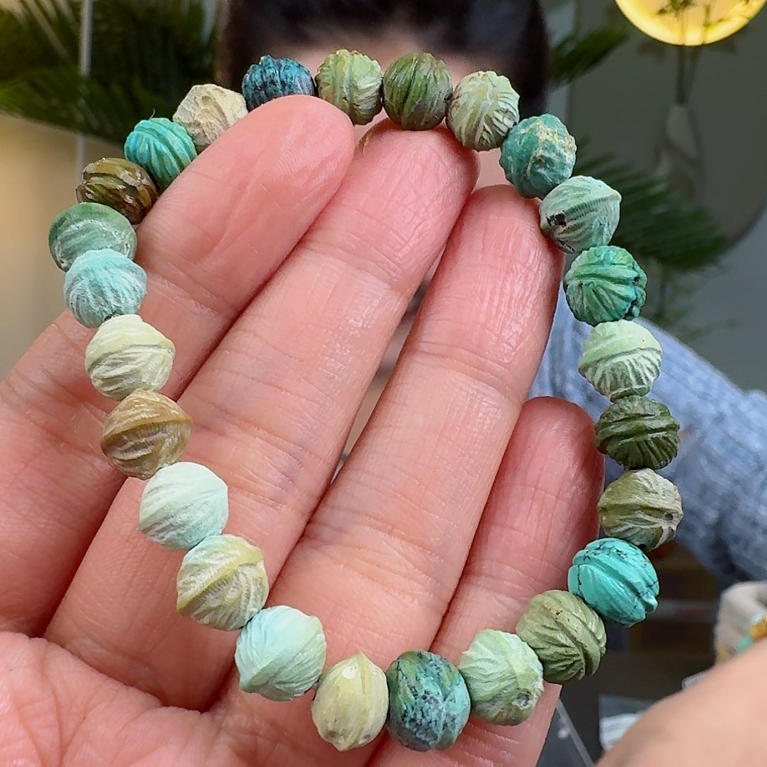 绿松石珠宝奇石未镶嵌