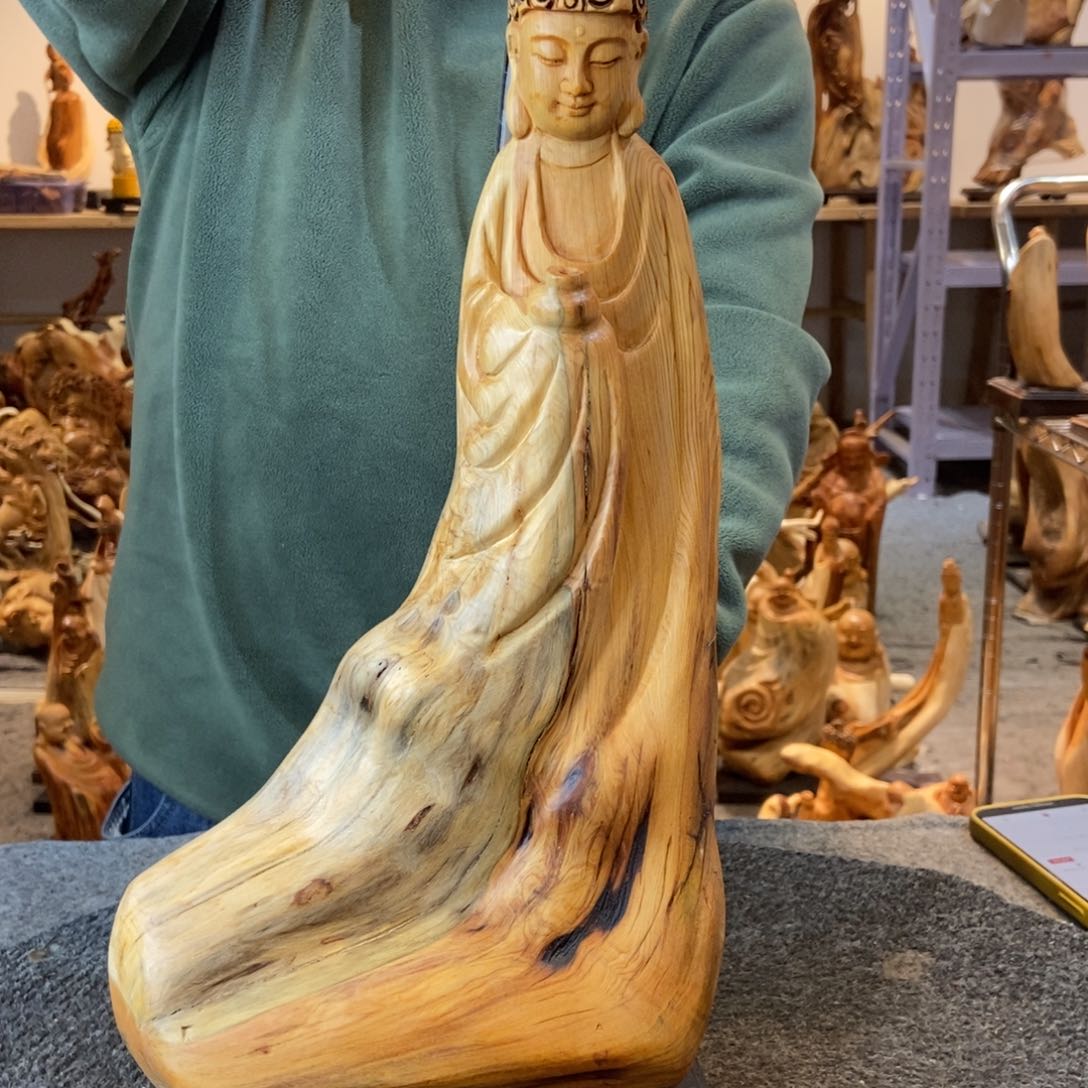 柏木（崖柏）太行崖柏根雕摆件