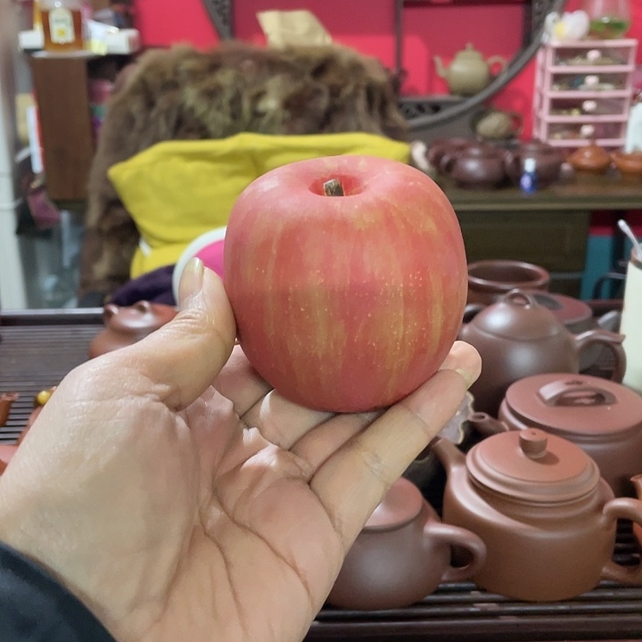 紫砂茶宠宜兴紫砂苹果茶宠