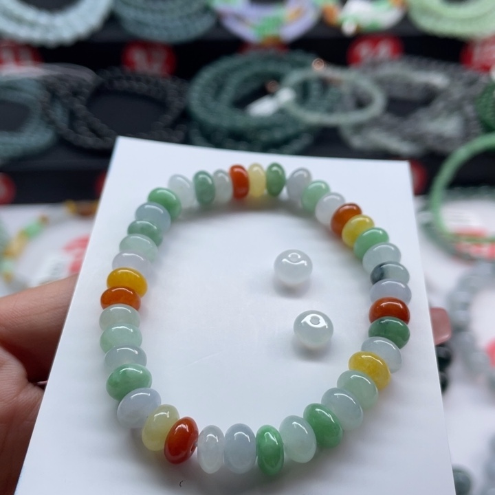 翡翠手链未镶嵌傲*卡7