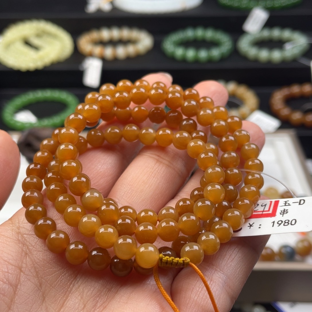 和田玉手串未镶嵌A****H