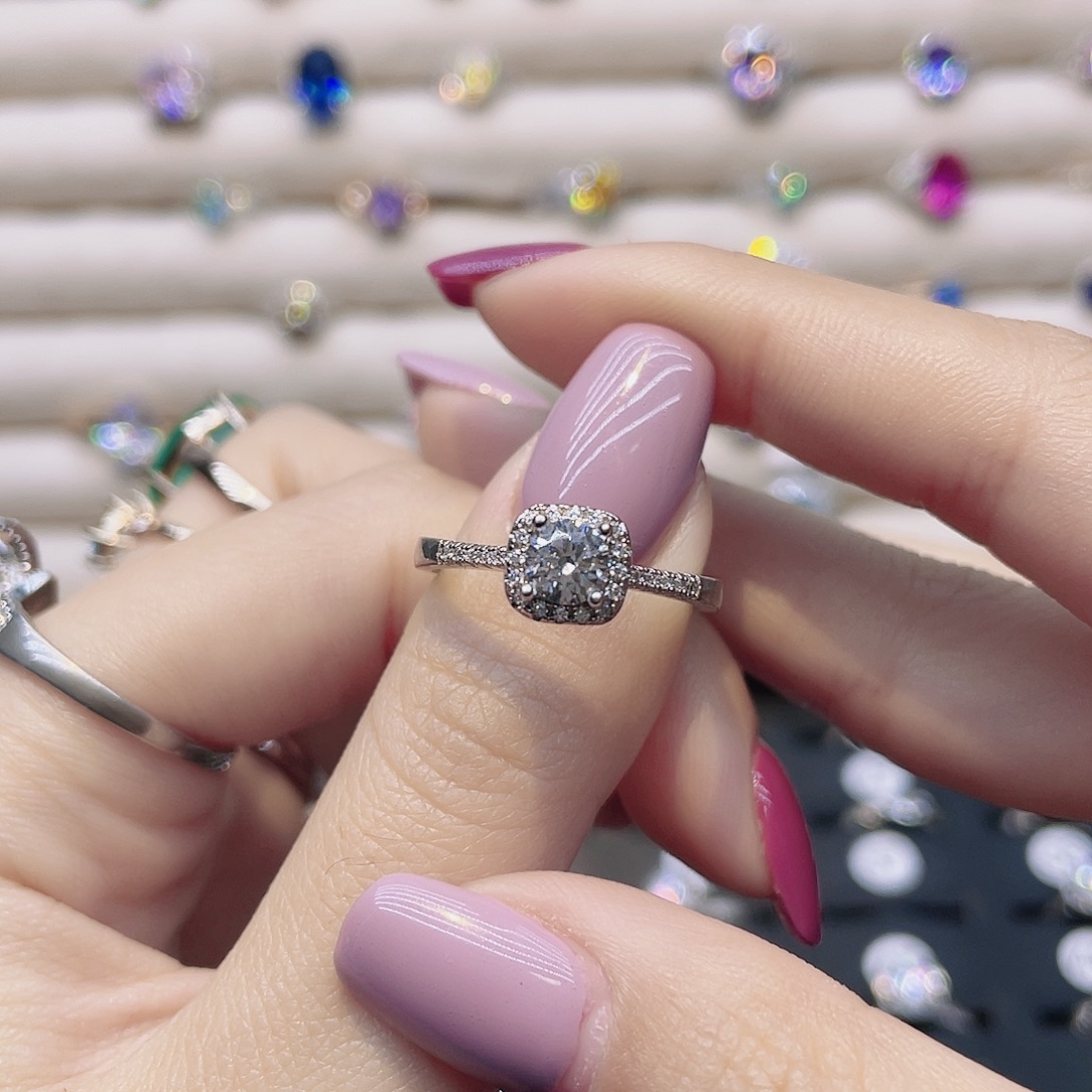 莫桑石非金属圈9。小方糖50 