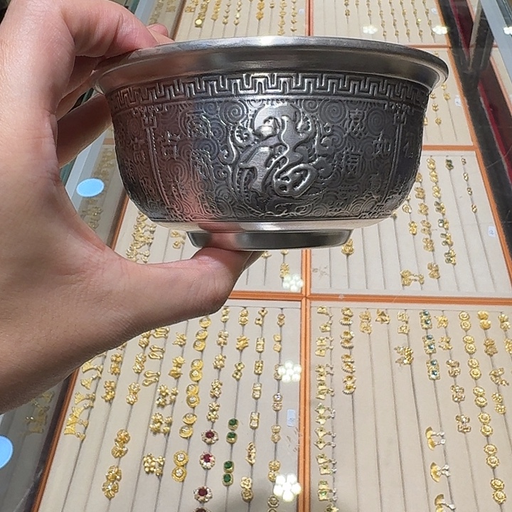 足银足银999银碗银制品