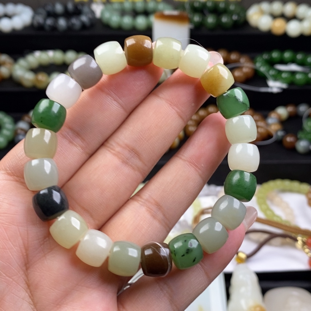 和田玉手串未镶嵌