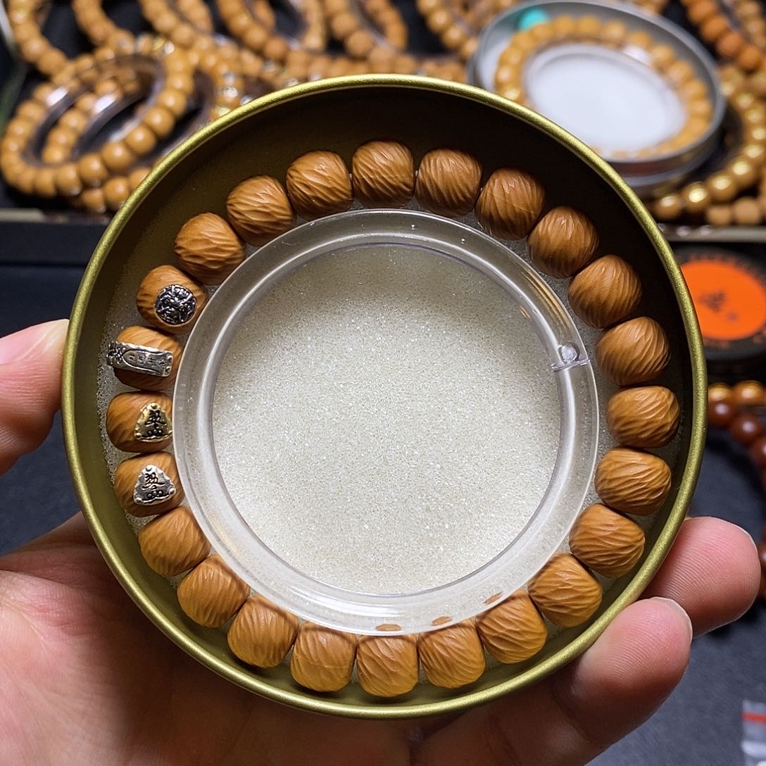 猴头核桃手串四标千刃云锦尺寸10左右全品126号