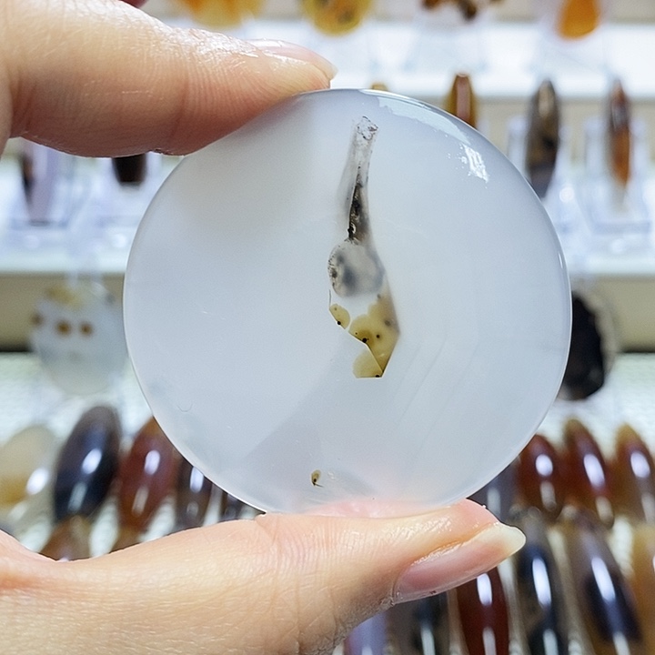 玛瑙/玉髓吊坠(不含链)未镶嵌