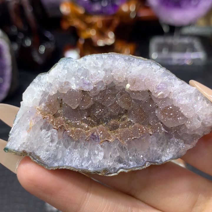 林***戈未镶嵌紫晶珠宝半成品