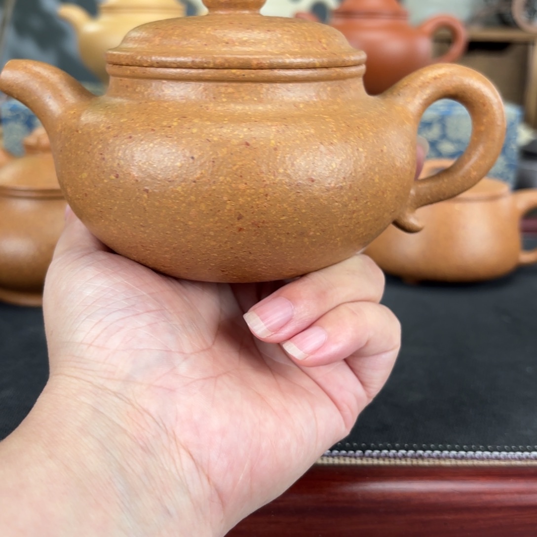 茶壶紫砂梨皮黄段大仿古360