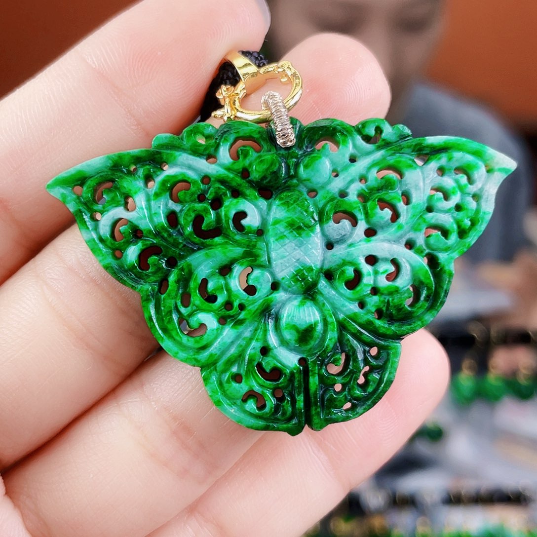 翡翠未镶嵌耳饰饰品