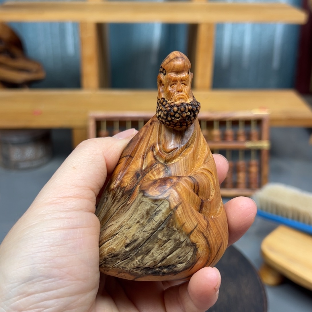 柏木崖柏木摆件手把件24