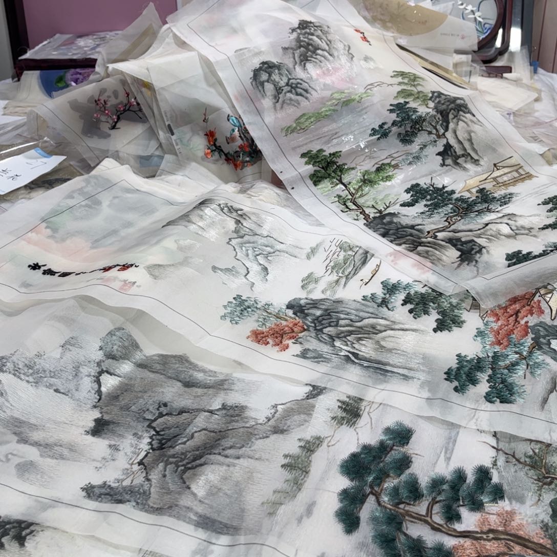 刺绣天**勤纯手工打造全网通网