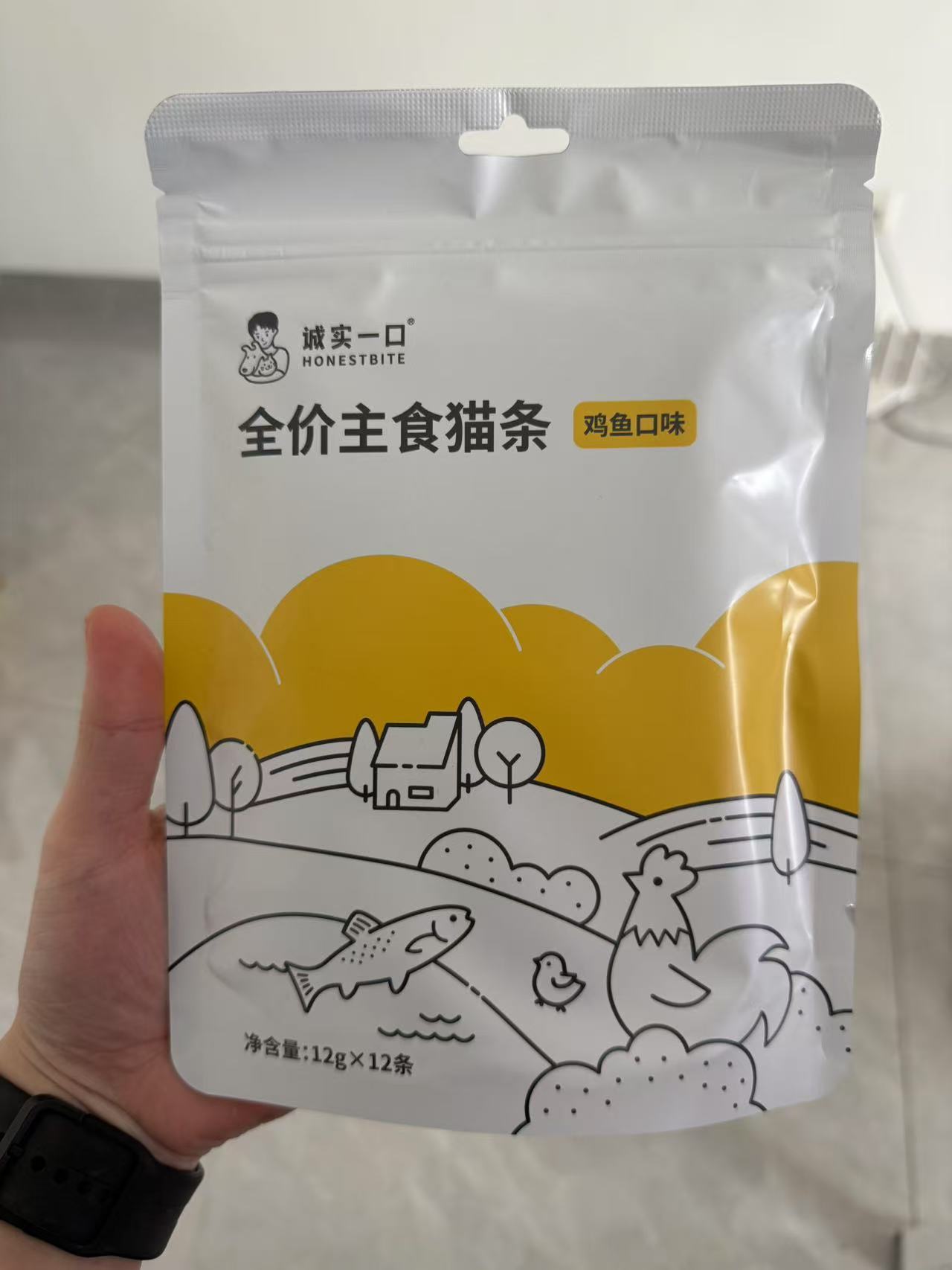 诚实一口 全价主食猫条鸡鱼口味CSYK