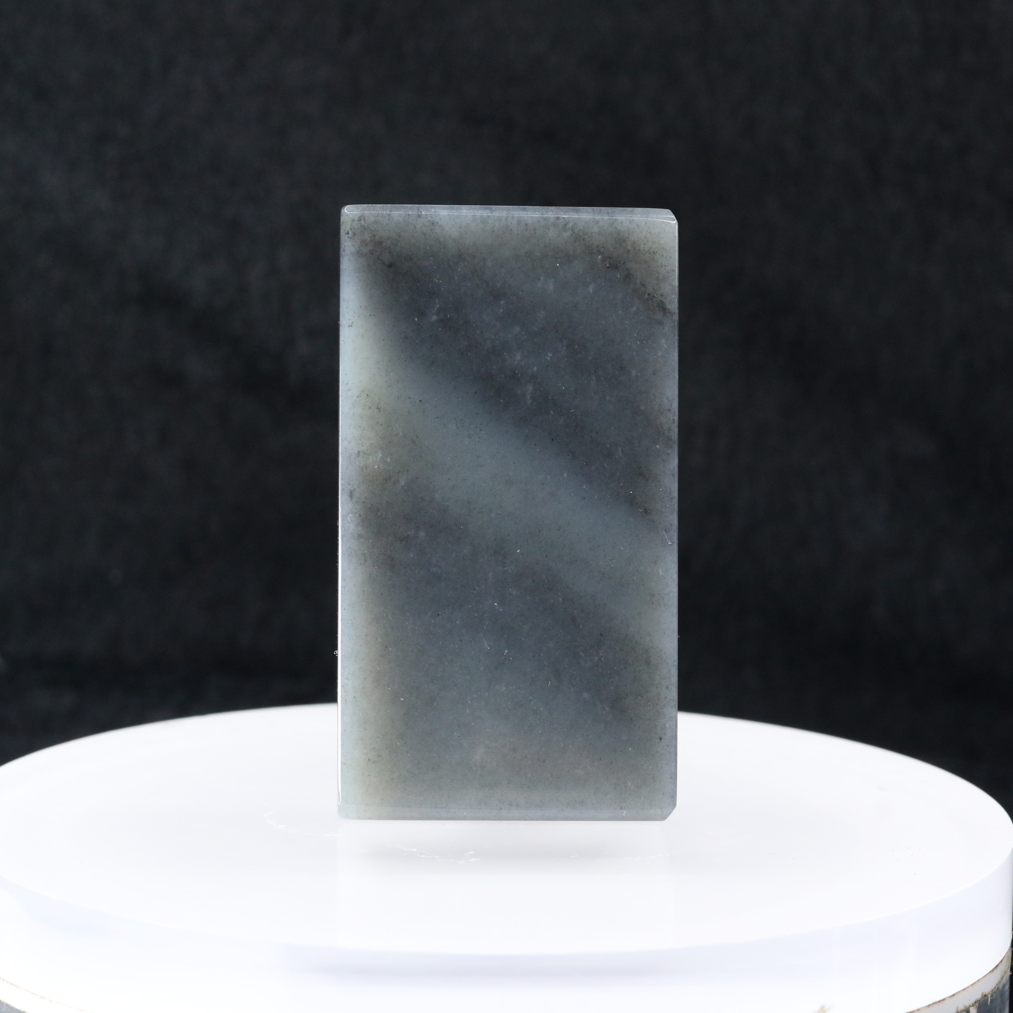 42和田玉青花无事牌/000579上海嘉禾拍卖