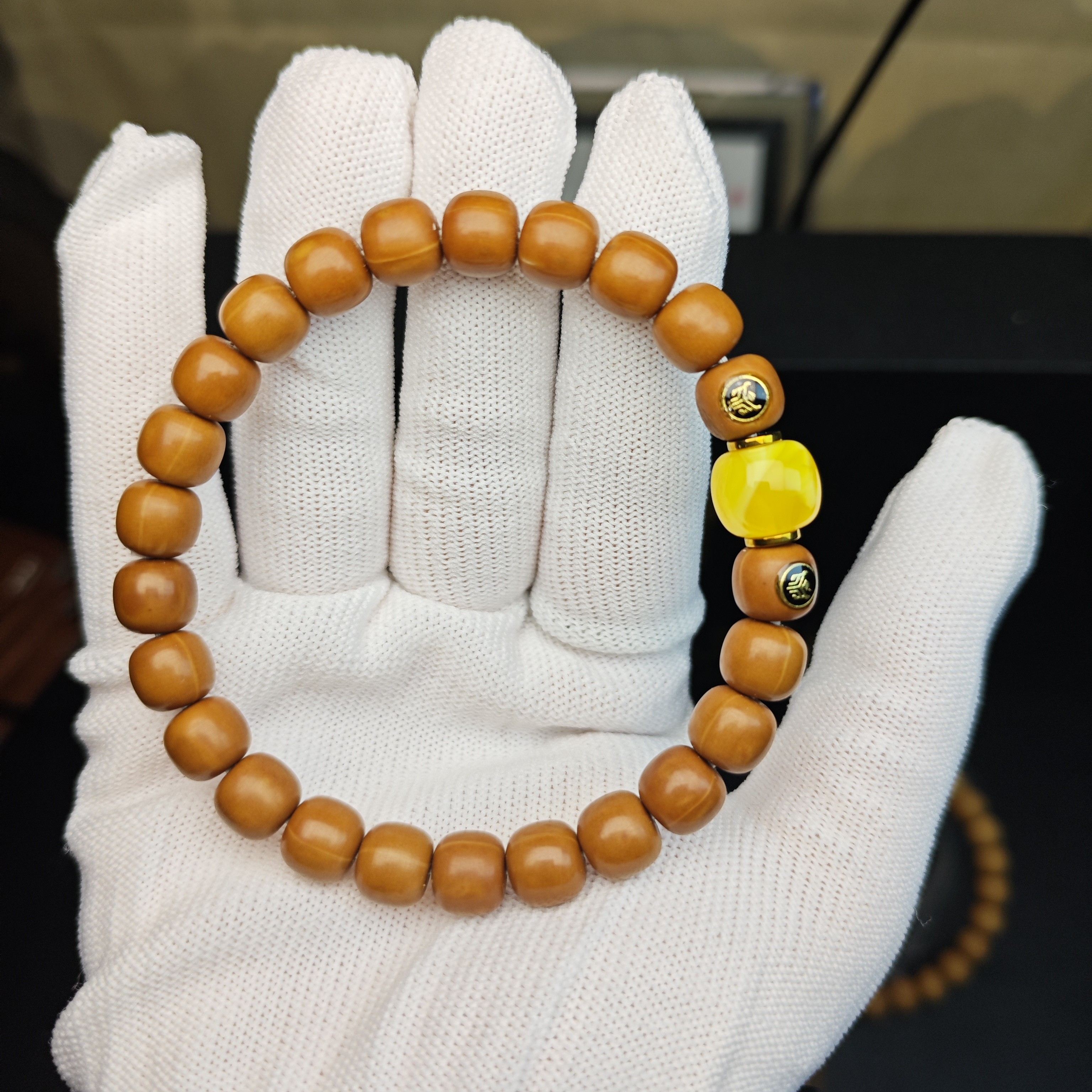  猴头小老型手串 高油密易盘玩 文玩男女百搭通勤款