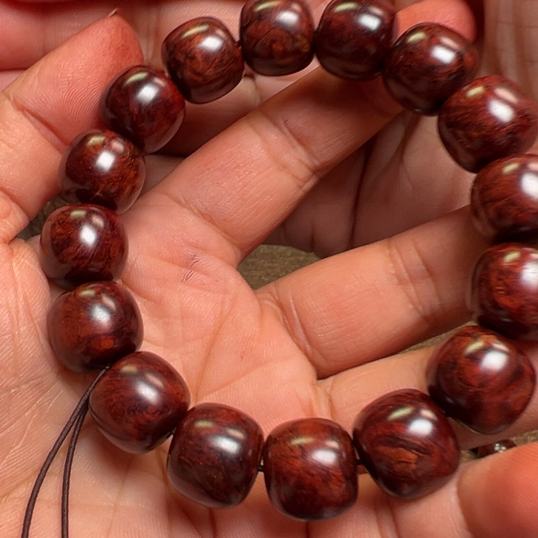 檀香紫檀（小叶紫檀）手串1314瘤疤