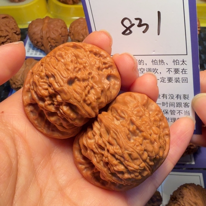 文玩核桃把件831白狮子44