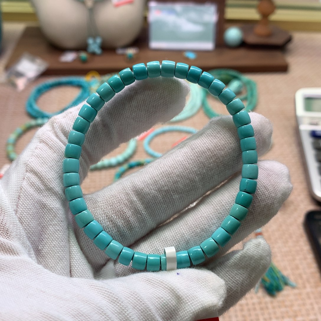 绿松石未镶嵌配饰紫****忆