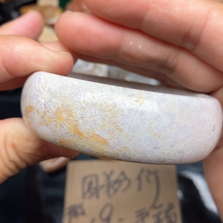 硅化珊瑚（珊瑚玉）手镯未镶嵌56