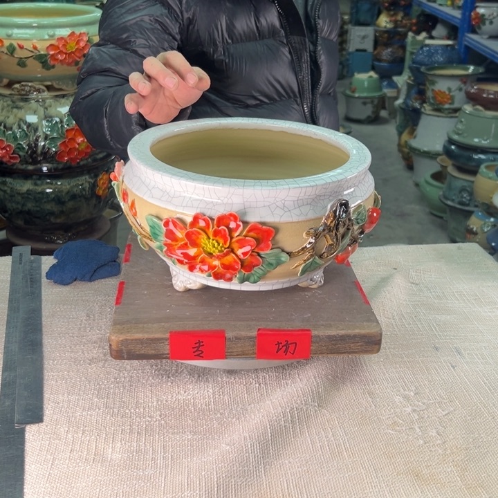 泳坤堂石湾盆陶瓷