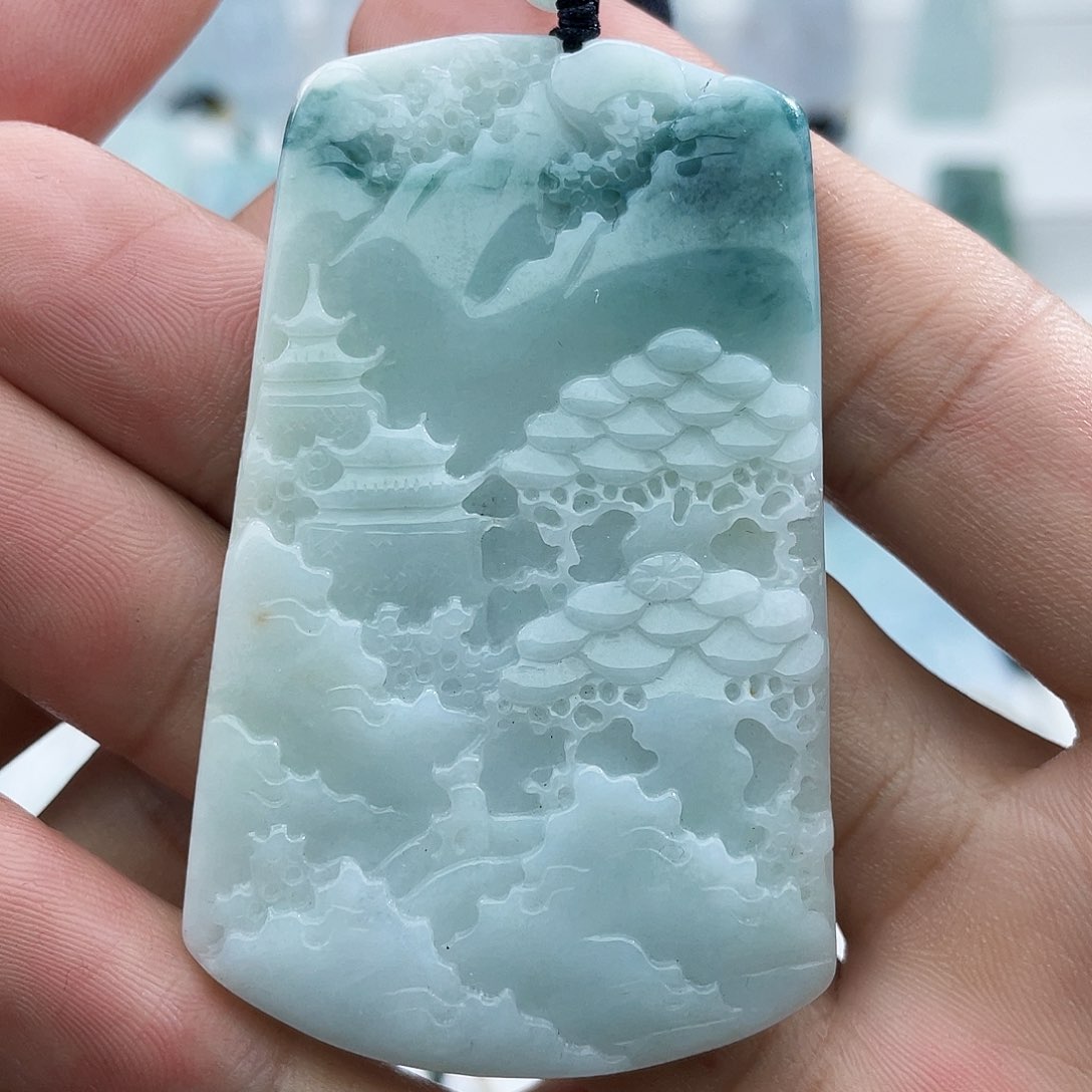 颈饰未镶嵌翡翠翡翠