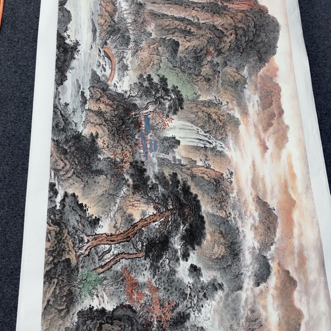 国画国画老师手绘作品