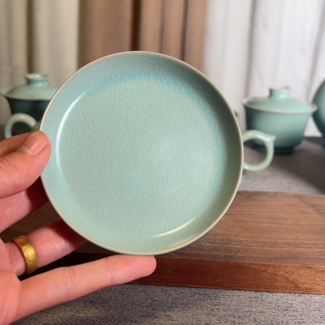 杯清凉寺仿古釉汝官窑奉化碟