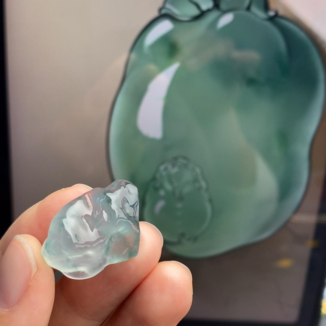 定制翡翠未镶嵌    福气满满