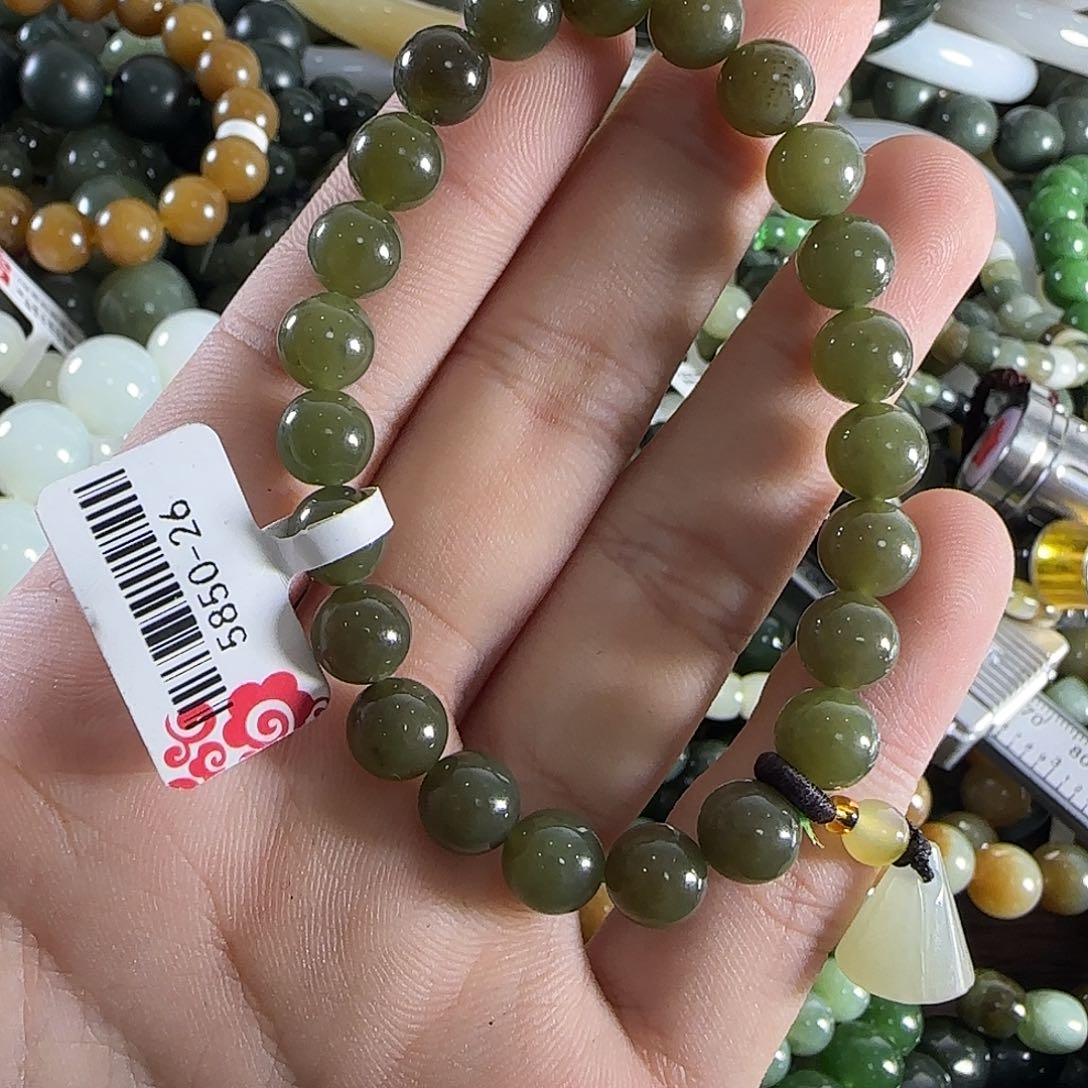 和田玉手链未镶嵌119