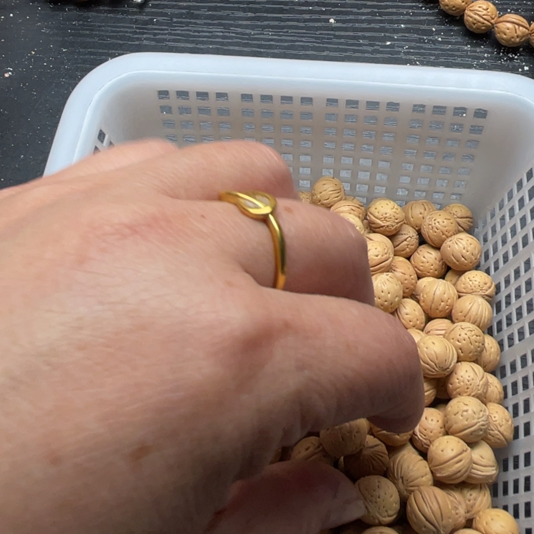 驰***骋核桃手串/手链散籽批发小桃核330