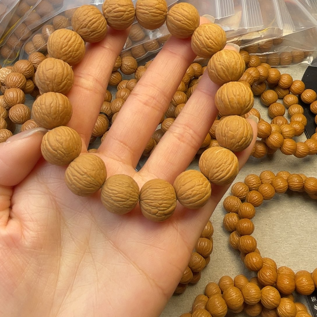 手串猴头核桃凤羽原皮原色