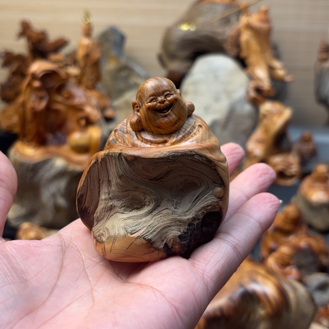 柏木太行崖柏手工雕刻