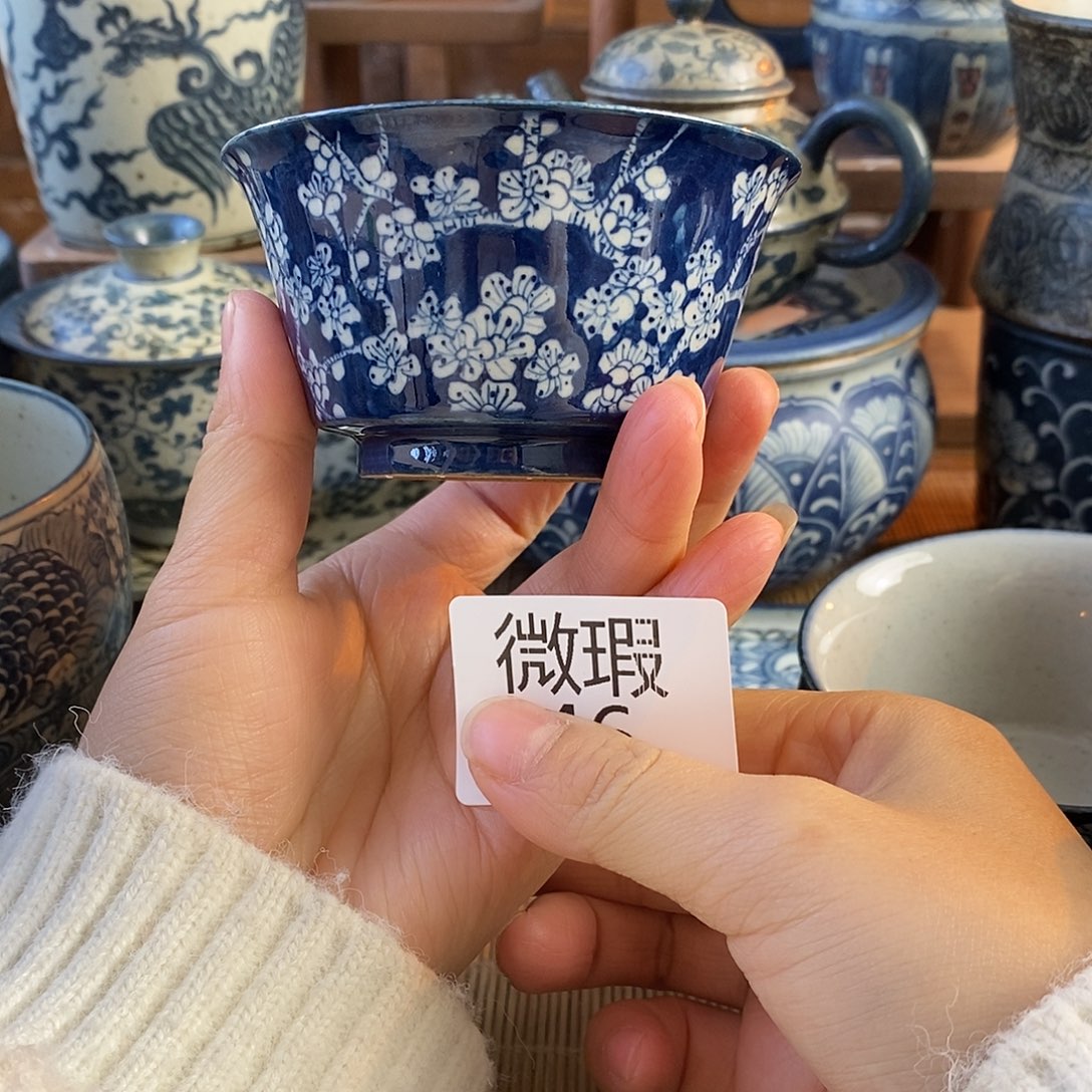 陶手工手绘青花高温陶瓷