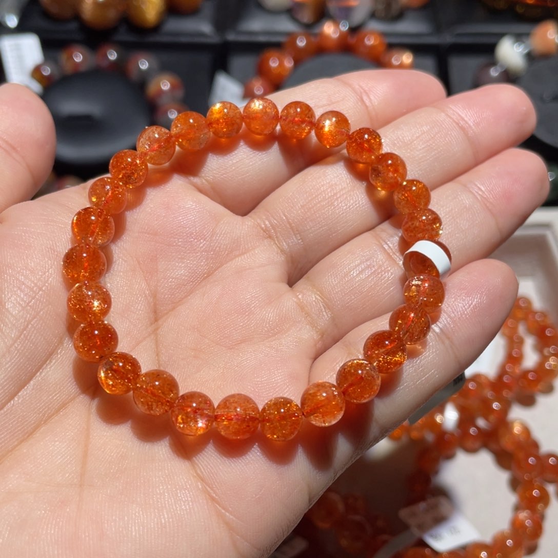 手链未镶嵌日光石S****a金太阳6.5mm左右