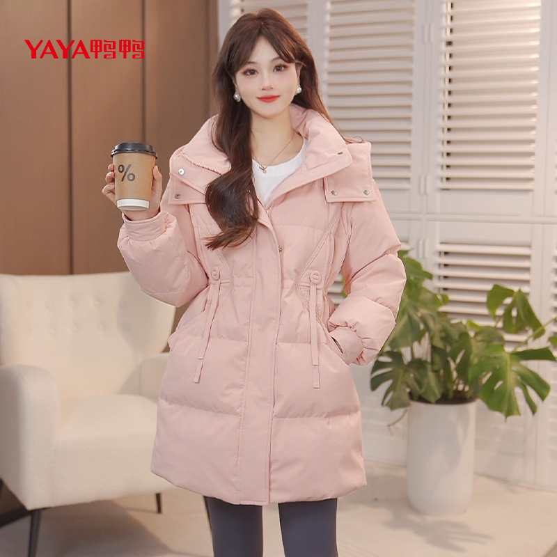 YAYA/鸭鸭极简休闲风厚款时尚休闲冬季90绒羽绒服YE4B615663J