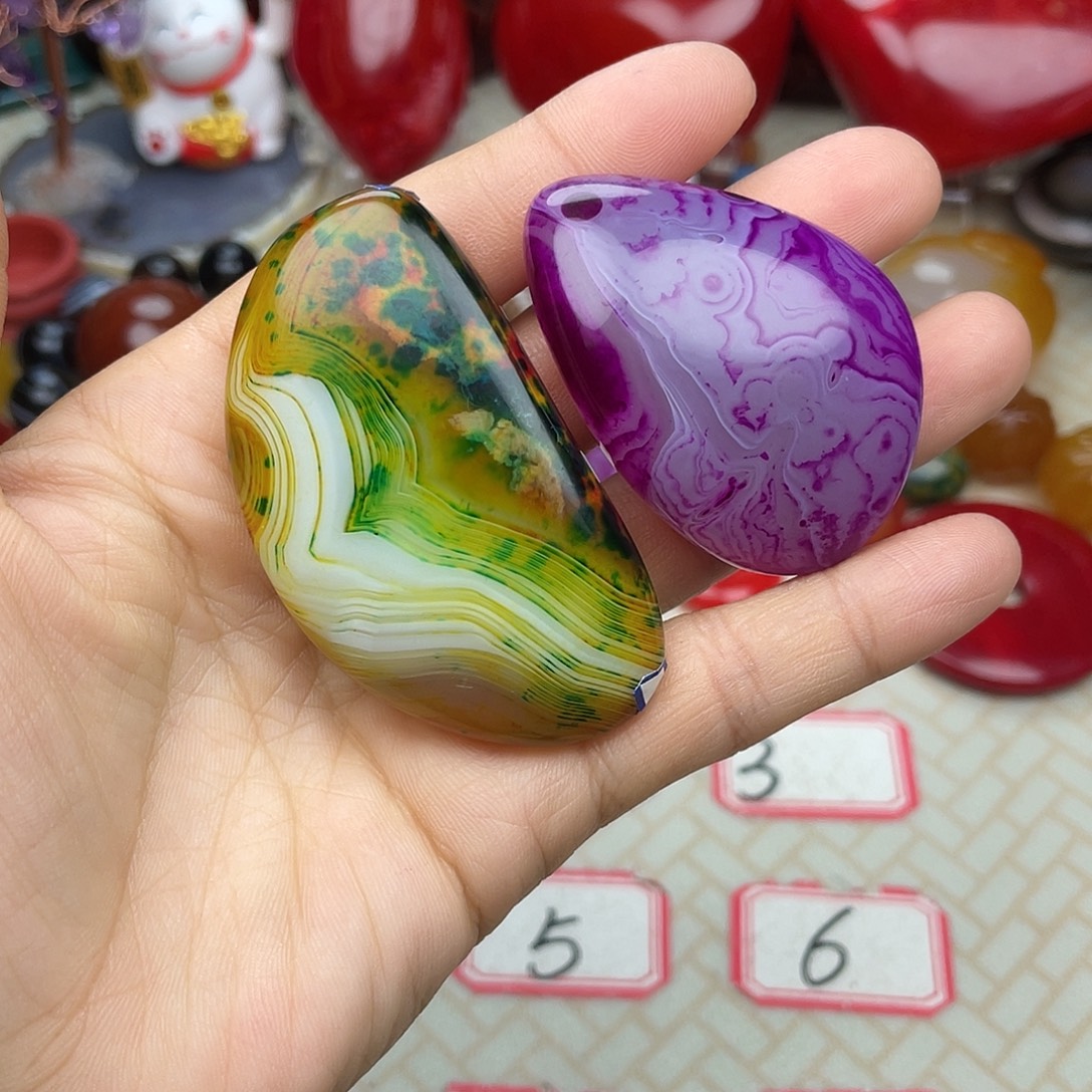 定***金玛瑙/玉髓合金颈饰