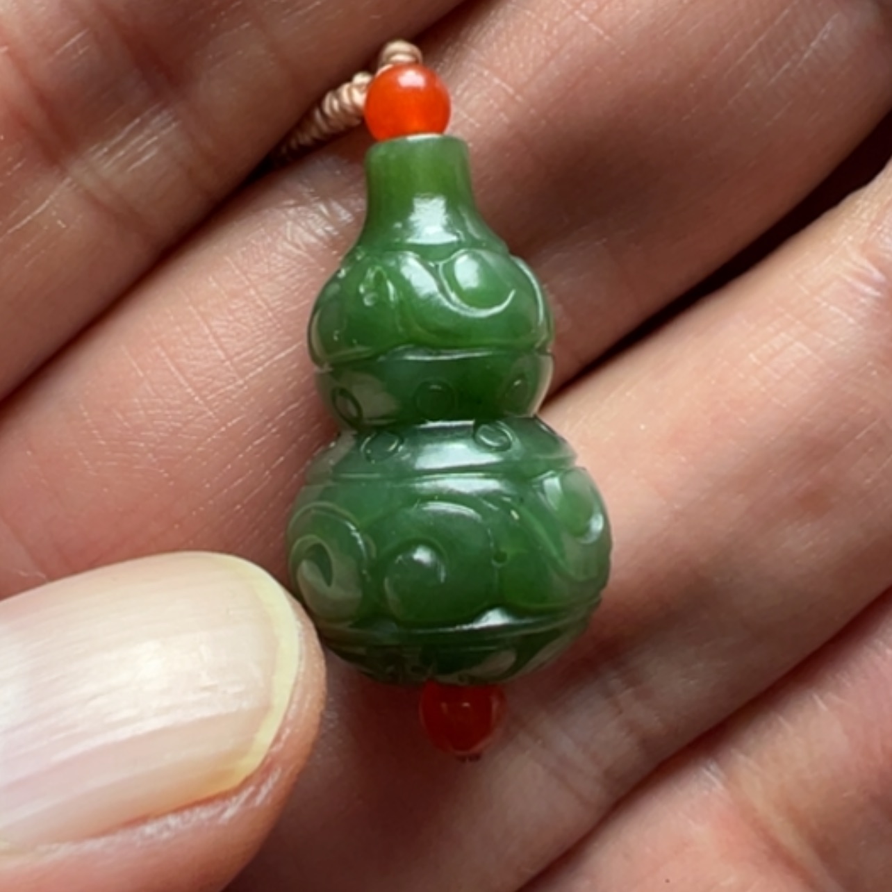 【闪购商品】颈饰未镶嵌和田玉（碧玉）